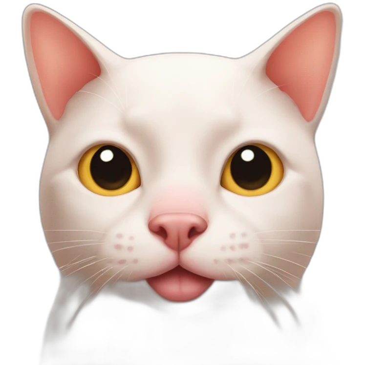 cat with pig nose emoji