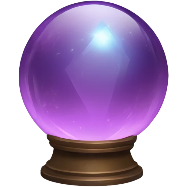 Magic crystal ball emoji