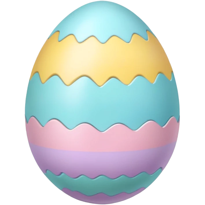 Pastel Pattern Easter Egg emoji