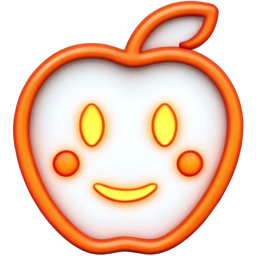 hot sign neon emoji