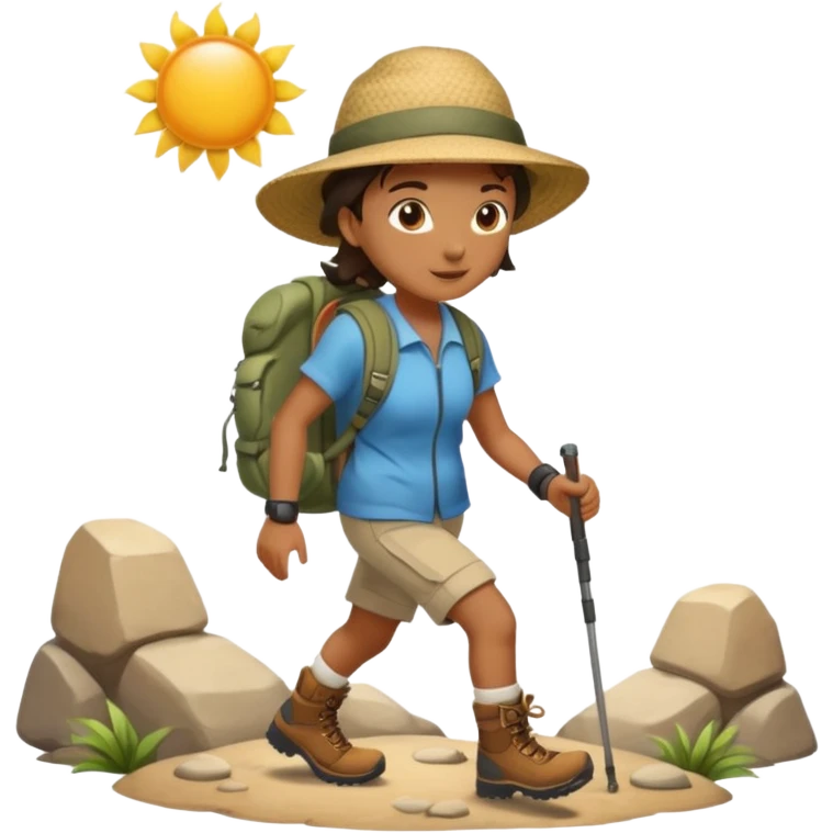 hiking emoji
