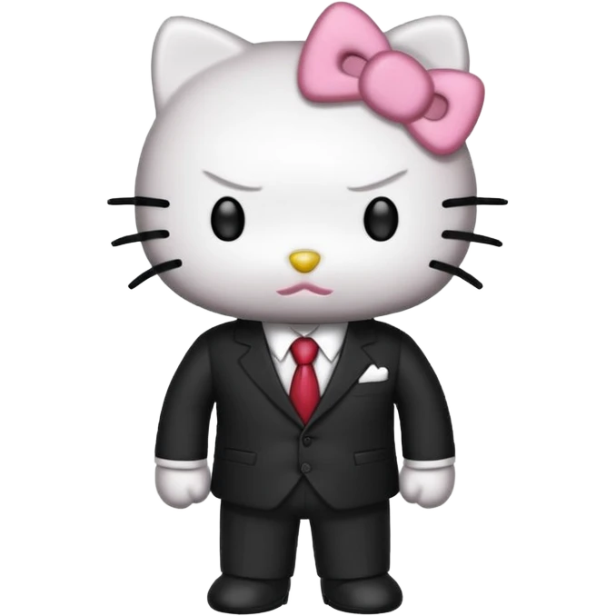 Mafia boss hello kitty emoji