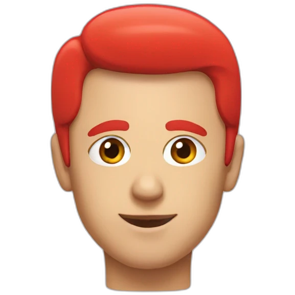 red wc emoji