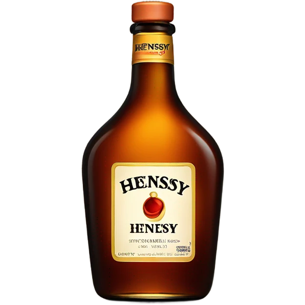 Bottle of Hennessy  emoji