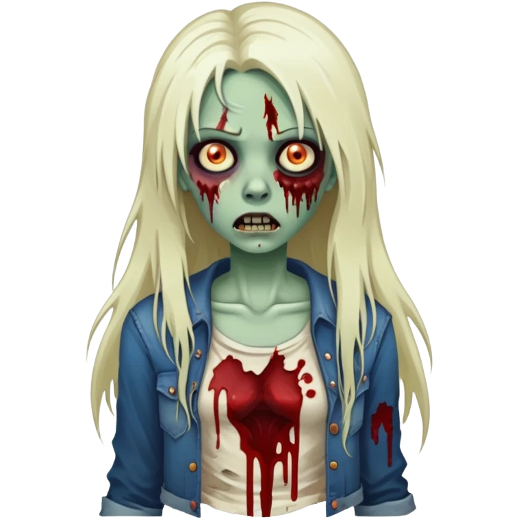 HauntedMound zombie girl emoji