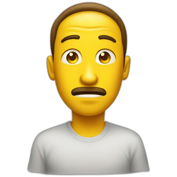 stern yellow emoji emoji