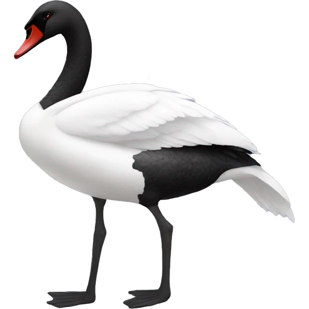 Black swan emoji