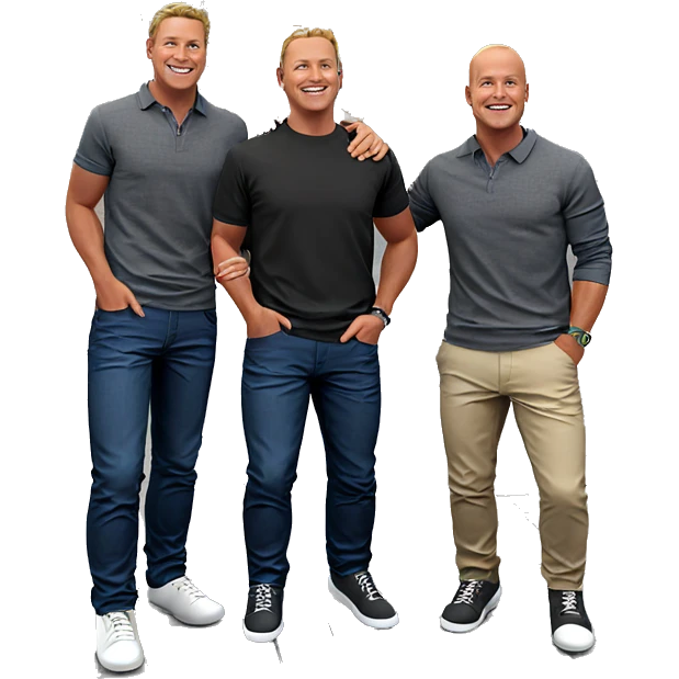 boys enjoying a sunny day emoji