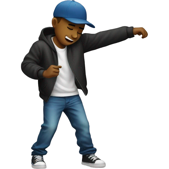 boy dabbing  emoji