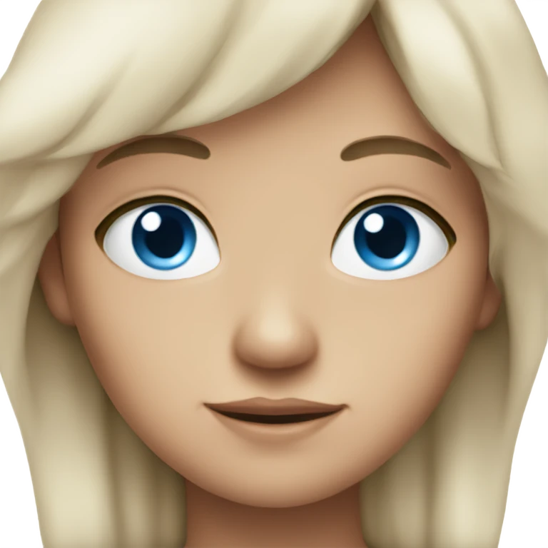 Blue eyes angel  emoji