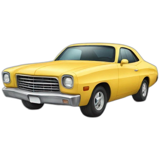 chubby car emoji