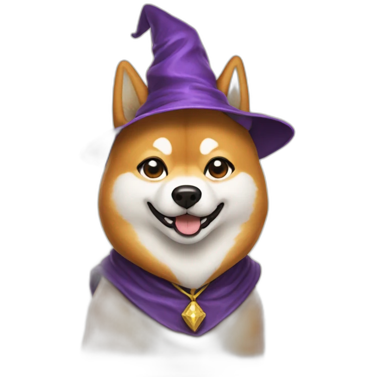 wizard shiba emoji