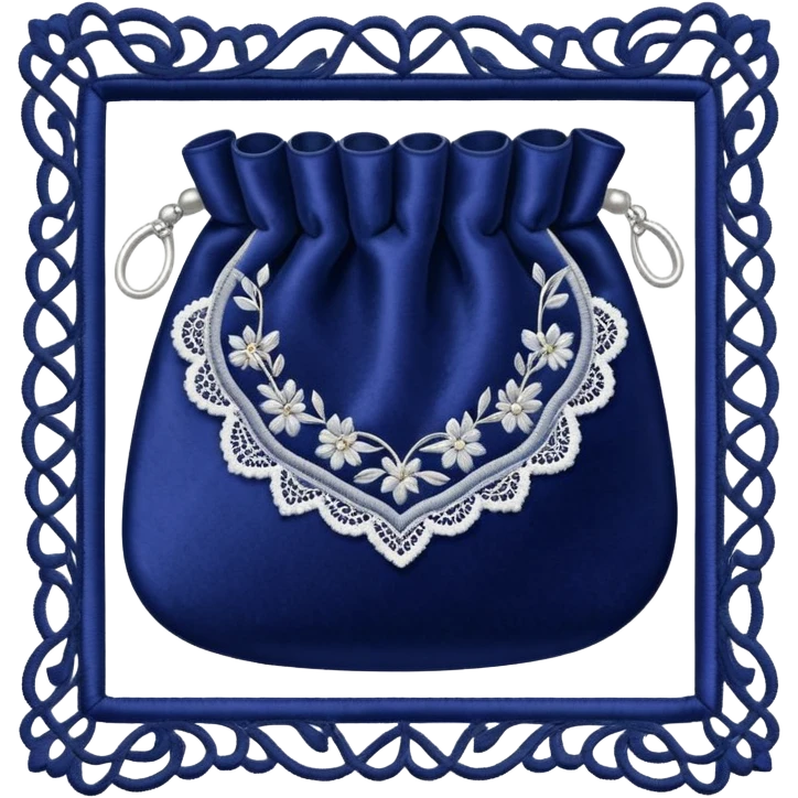 soft velvet pouches and lace frames shimmering with quiet magic emoji