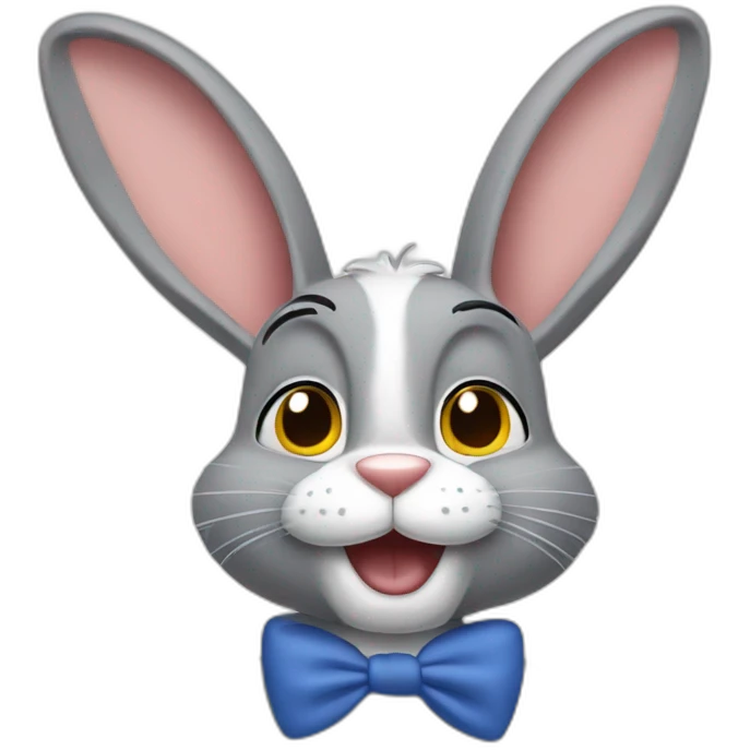Rabbit bugs bunny emoji