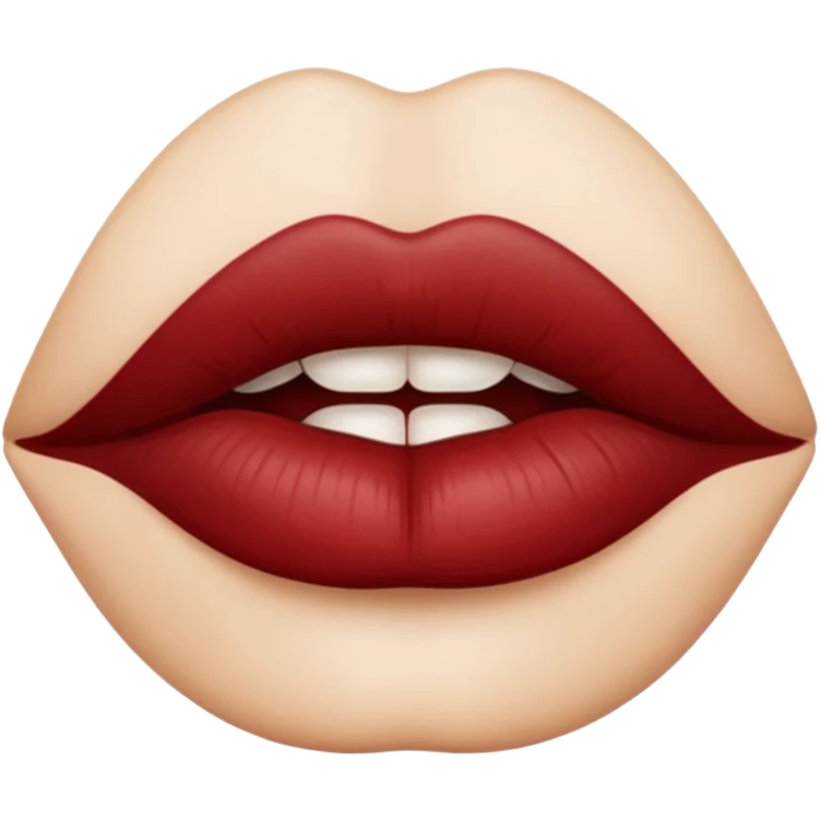 lips with lit blunt between them emoji