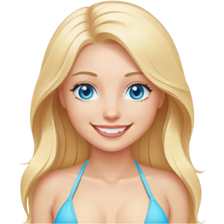 busty pawg long blonde hair pale blue eyes flashing booty  sfw emoji