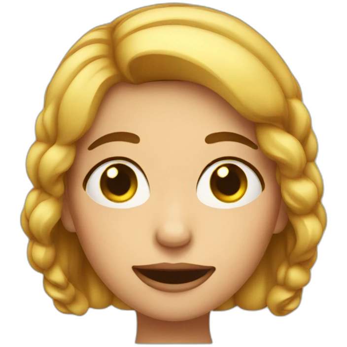 Drooling woman emoji