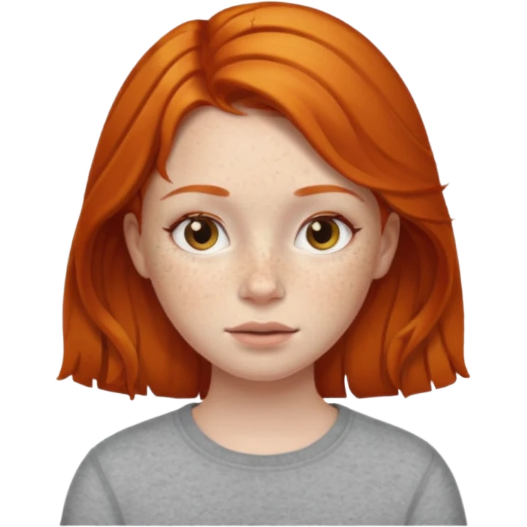 Ginger girl emoji