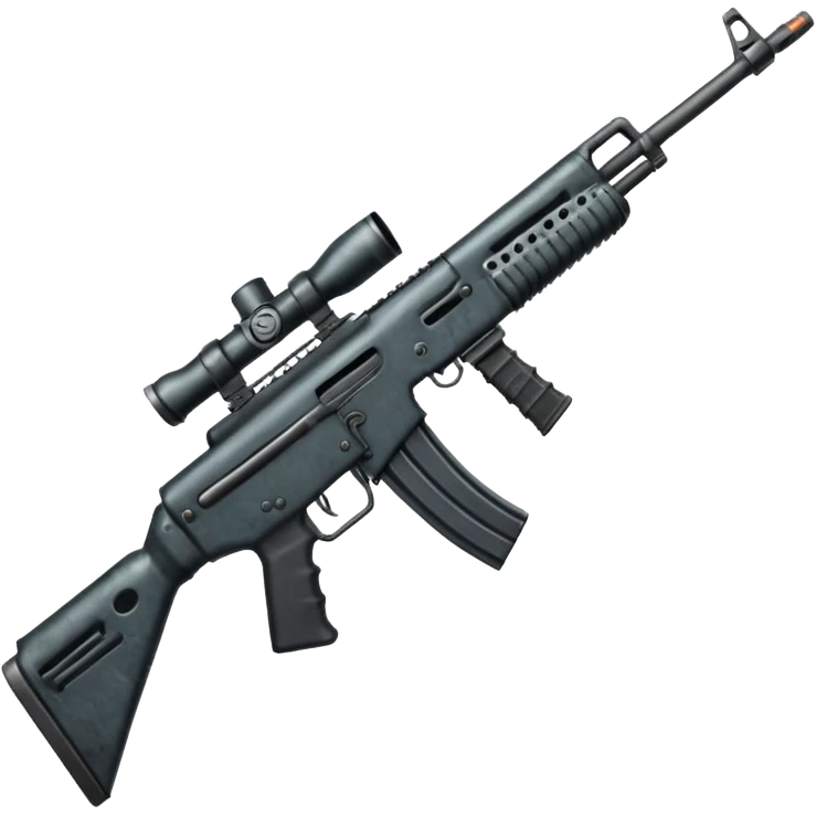 a draco assault rifle  emoji