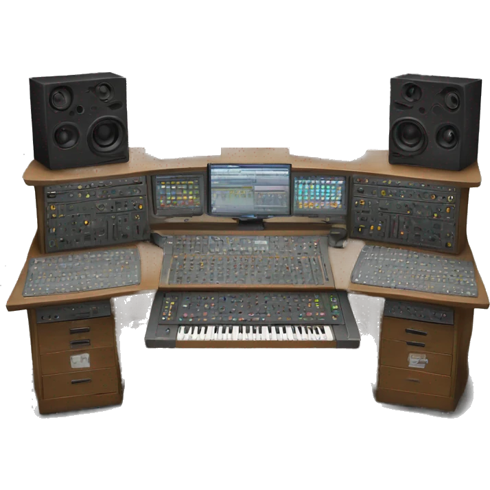 Mix engineer desk emoji
