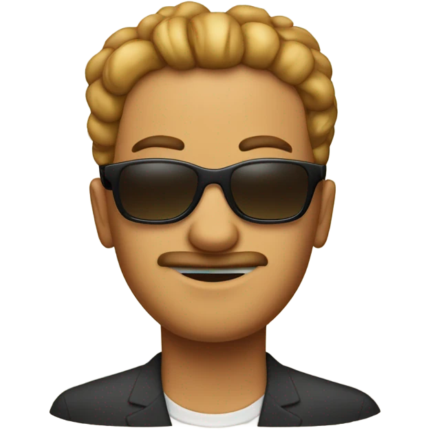 A sub sandwich with sunglasses emoji