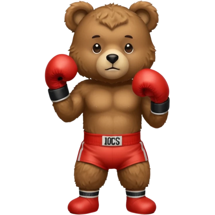 Bear wearing boxing gloves





 emoji