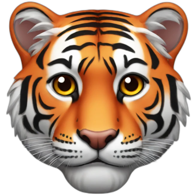 red tiger emoji