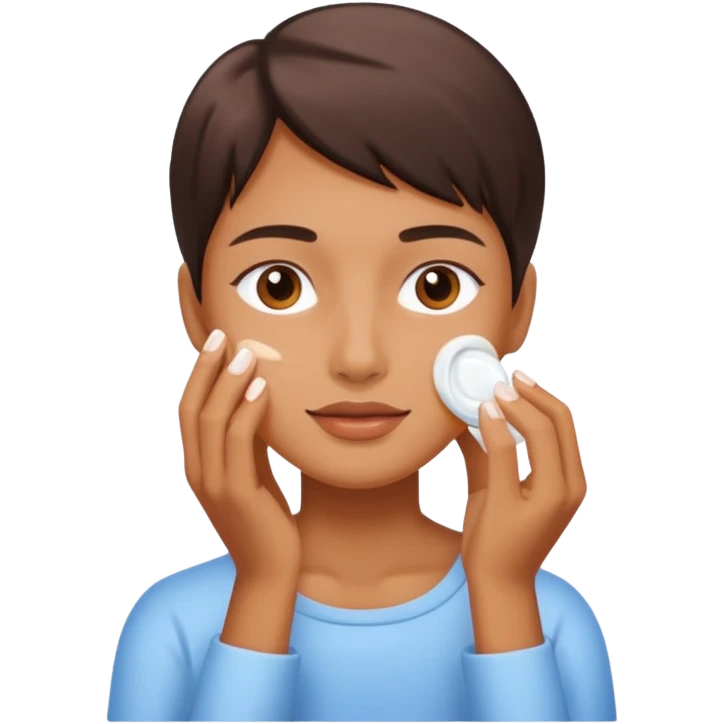 Crie emoji sobre skincare emoji
