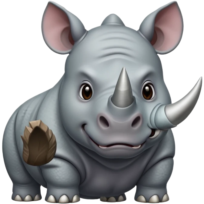 angry rhinoceros emoji