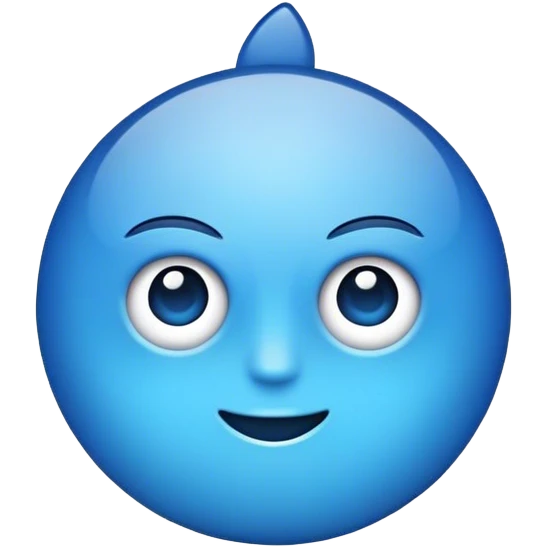 símbolo de ubicación como este 📍, pero en azul  emoji