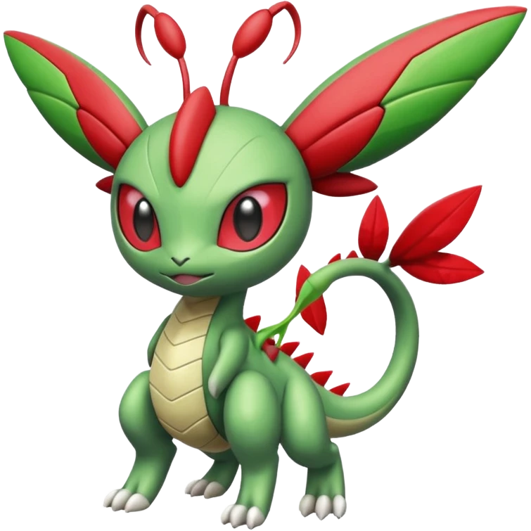 Meloetta-Flygon-Vibrava-Genesect-Gatomon-Pteromon-hybrid emoji