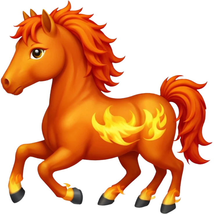 fire horse emoji