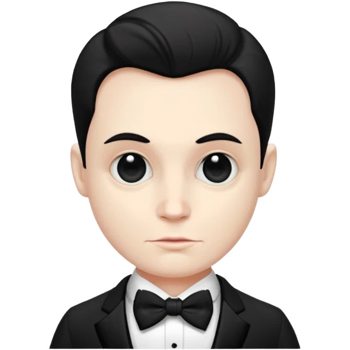Bogeyman in a tuxedo  emoji