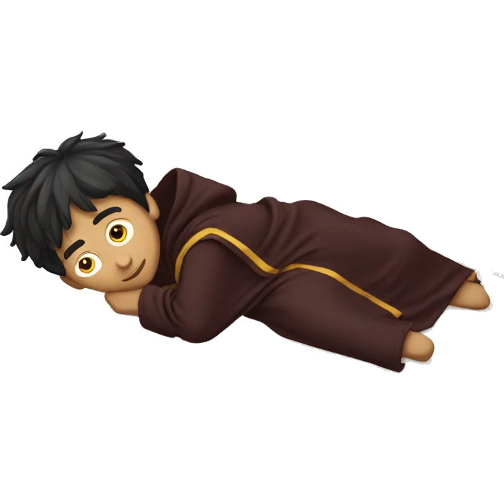 Harry Potter robe Person lying down face down emoji