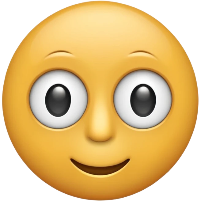 Front view monocle emoji, fully visible and centered.
Apple iOS emoji–style with smooth, rounded, slightly inflated shapes.
Soft 3D emoji look with gentle depth and polished finish.
Lens is solid white, flat, no transparency or gradient.
Clean isolated object, no background, PNG cut-out style. emoji
