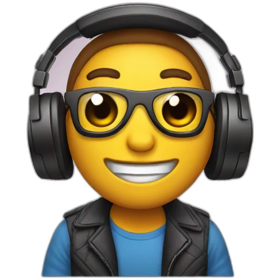 disk jockey emoji