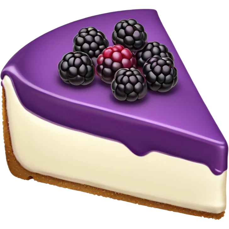 Blackberry cheesecake  emoji