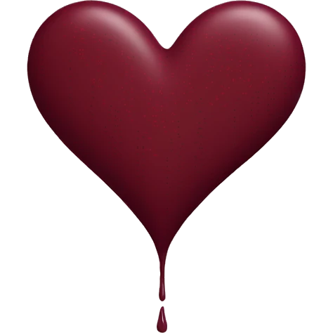 Maroon heart emoji