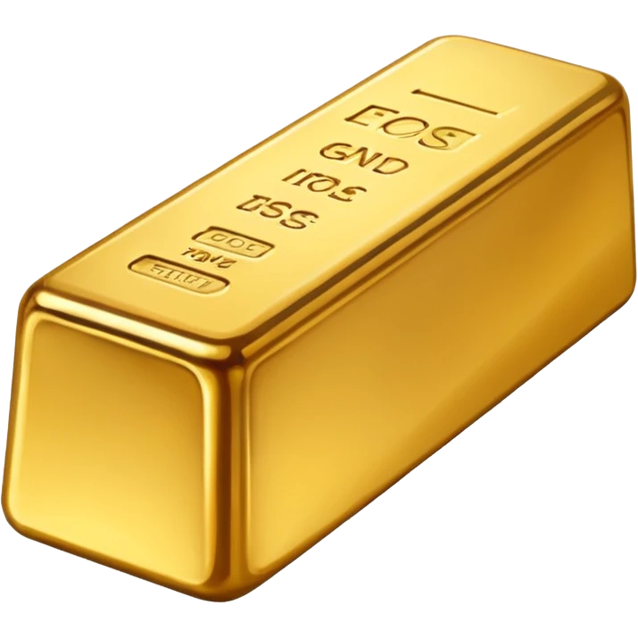 Gold bar emoji