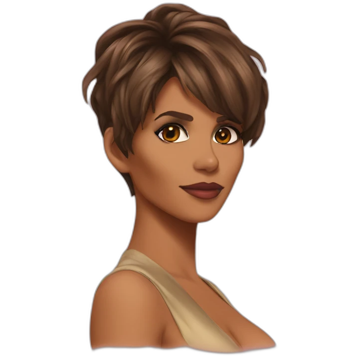 Halle berry seductive costume emoji