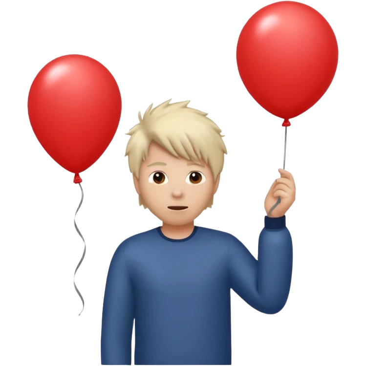 Balloon & Static Hair emoji