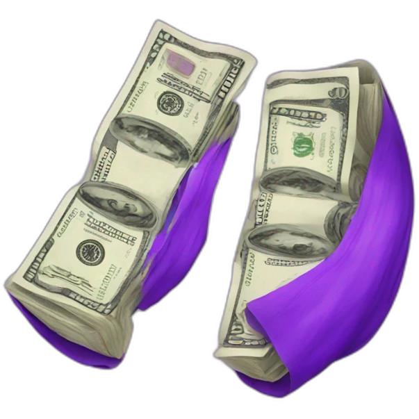 purple money emoji