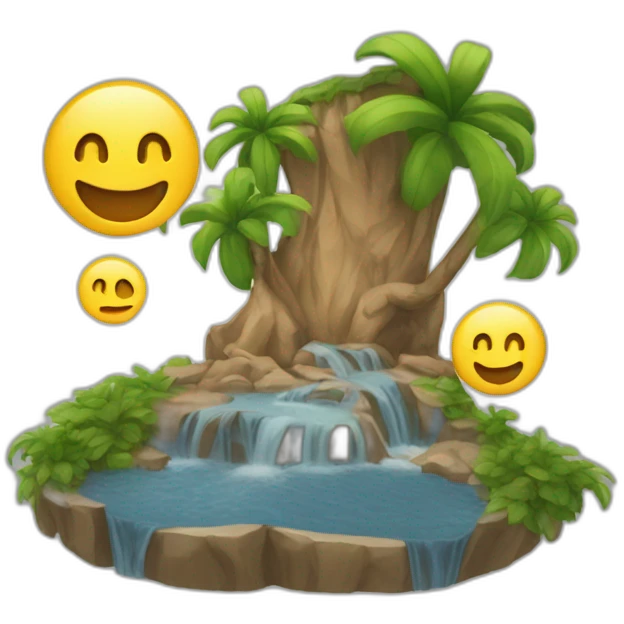 5 toats sur une ile emoji