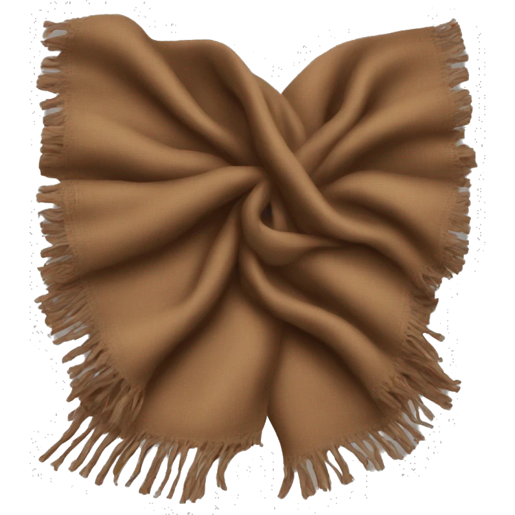 brown scarf emoji