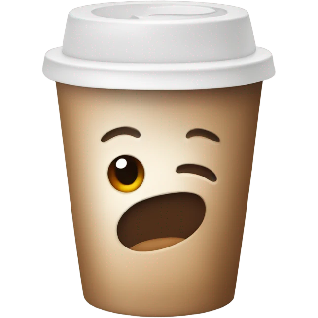 to go coffee cup emoji