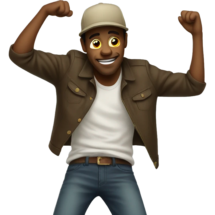 Dabing guy emoji