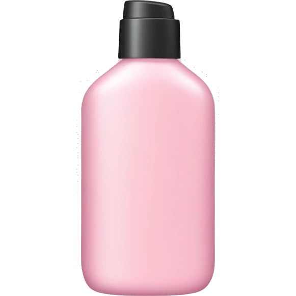 light pink shampoo bottle emoji