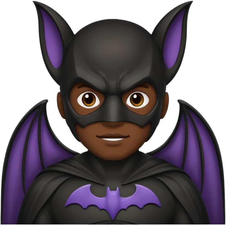 Bat man emoji