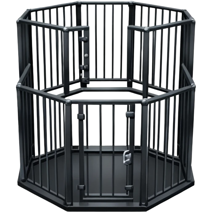 Crea un emoji de una jaula de ufc osea de un octagono de ufc emoji