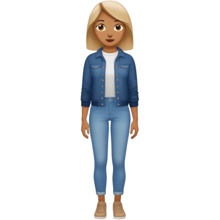 MUJER CUERPO COMPLETO ROPA CASUAL emoji